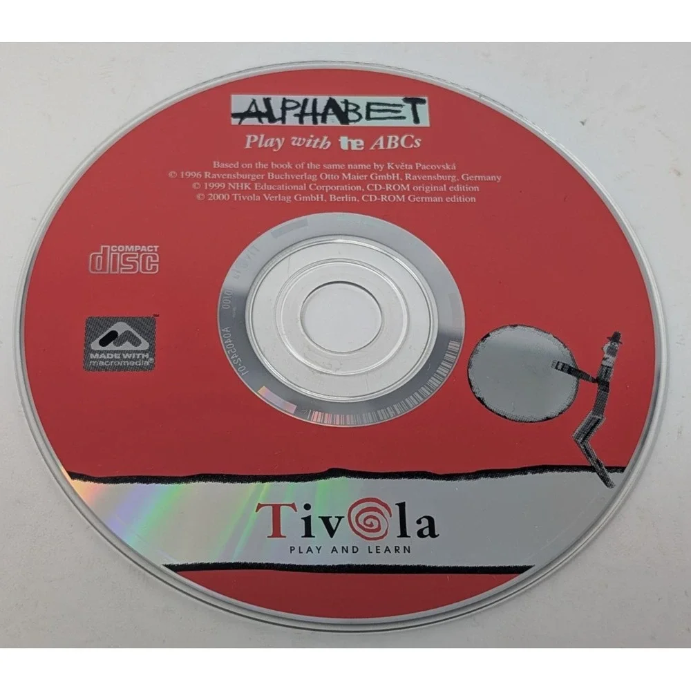 Alphabet Play With the‎ ABCs Kveta Pacovska PC Game Software Art Eductional VTG